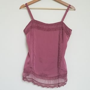 Mauve/dusty rose camisole top